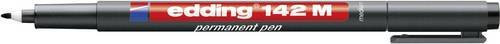 Edding Folienstift 142M Permanent Marker in Schwarz mit feiner Spitze - Bild 1