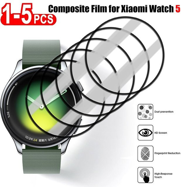 Xiaomi Watch 5 Schutzfolie, transparent, Unisex - Bild 1