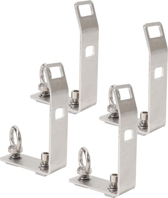 Igeteck 4er Set T-Slot Querstangen aus 304 Edelstahl in Silber/Grau für Lkw, Leitern, Brennholz, Ski und Kajak - Bild 1
