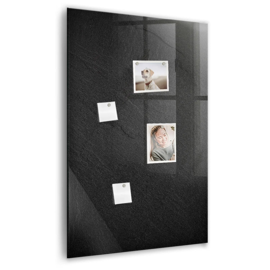 Tulup Magnettafel aus Glas in Dunkler Fels, B/H: 60 x 90 cm - Bild 2
