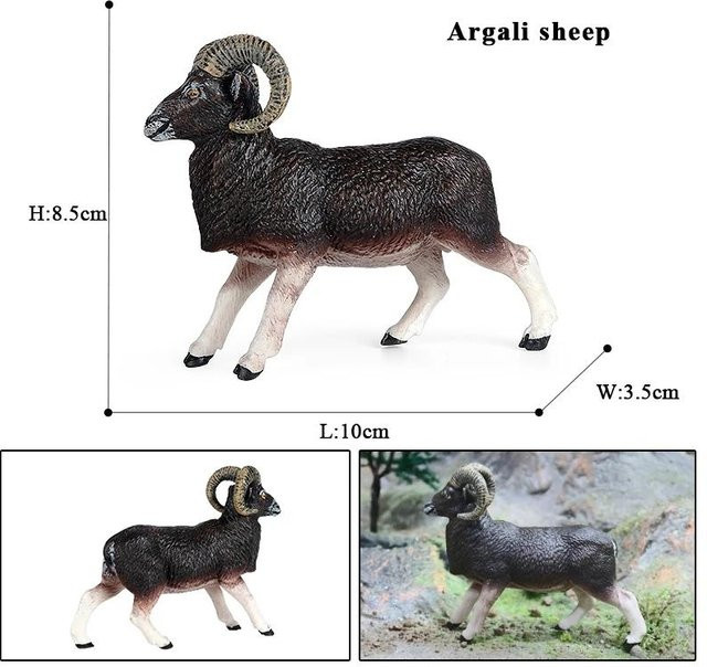 Oenux Bauernhoftier-Simulation Schaf Ziege Argali Antilope, Actionfigur, ab 3 Jahren - Bild 1