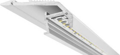 Barthelme LED Treppenstufenprofil aus Aluminium in Weiß - Bild 1
