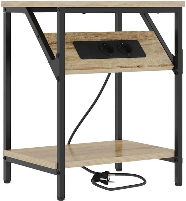 vidaXL Nachttisch Sonoma Eiche modern B/T/H: 30 x 38 x 48 cm - Bild 1