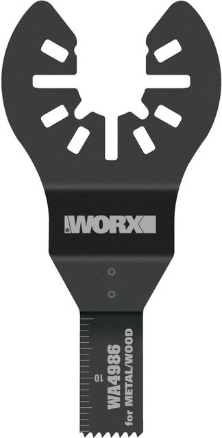 Worx Endcut Universal Sägeblatt für Oszillierende Multitools, Schwarz, 10 mm - Bild 1