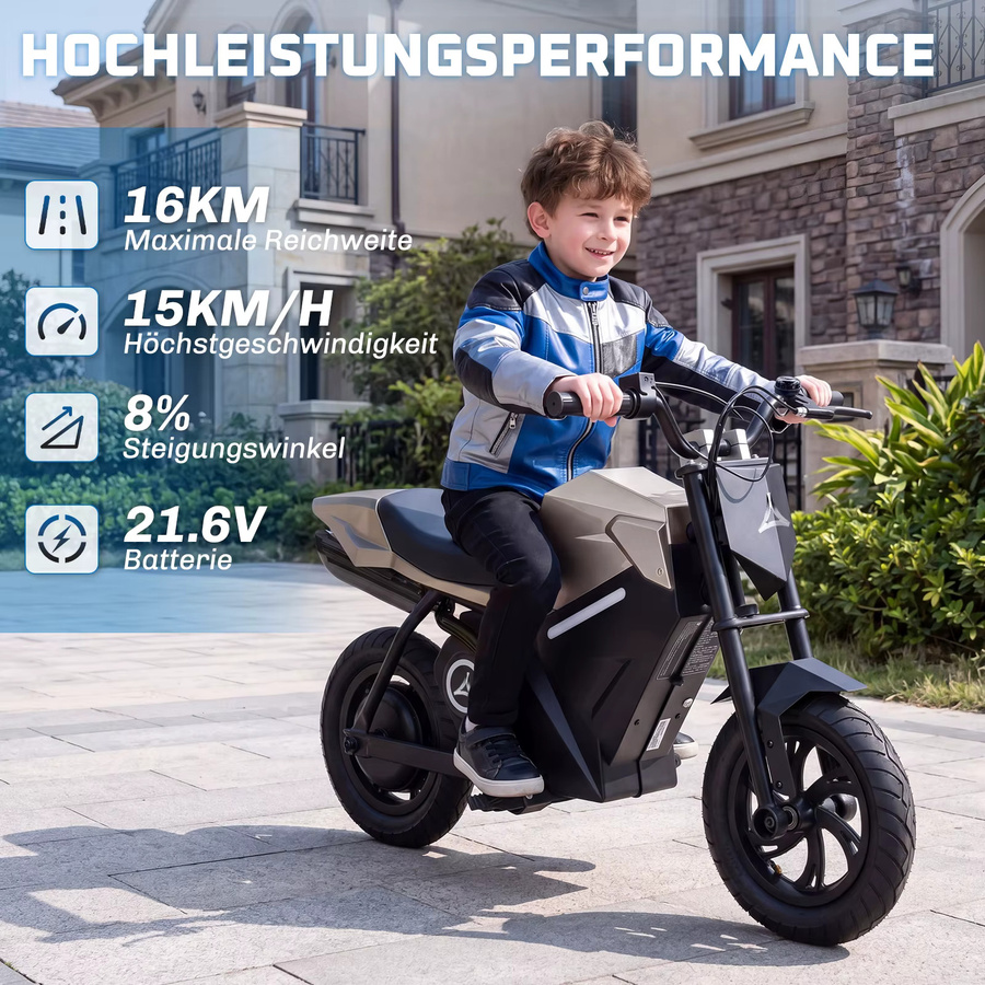 TODIMART ADV250 Kinder-Elektromotorrad, elektrisches Dirtbike, ab 6 Jahre - Bild 2