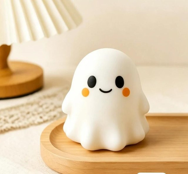 PRELEXT Halloween-Geist Stressball, Quetschspielzeug, weich, langsam rückfedernd - Bild 1