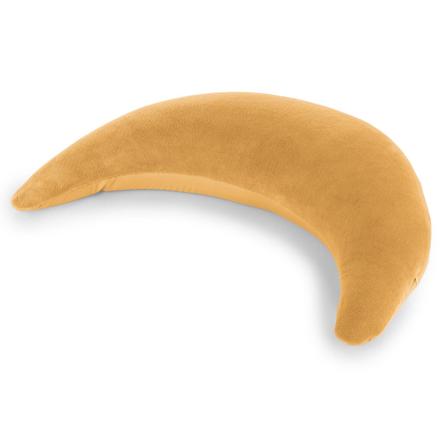Theraline Stillkissen Der Plüschmond mit Mikroperlen-Füllung in Bernstein, Breite: 140 cm - Bild 1