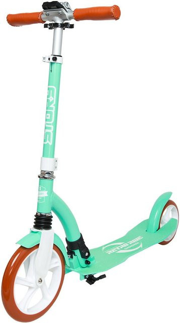 City-Scooter Retro Ride Foldable Commuter, Grün, Metall - Bild 1