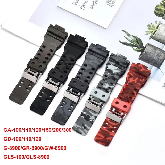 Casio Uhrenarmband, Kunststoff, Schwarz, Herren, 16mm - Bild 1