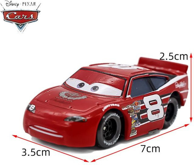 Pixar Disney Cars Lightning McQueen, Diecast Modell, 1:55, Metall, ab 4 Jahren - Bild 1