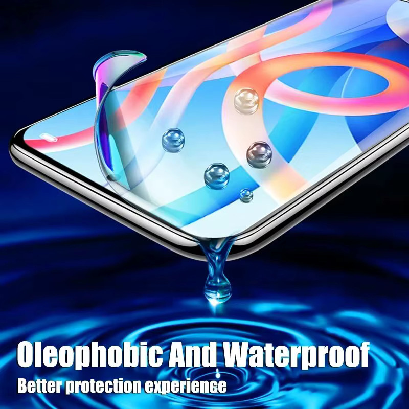 4er-Pack Xiaomi Hydrogel Displayfolie Transparent für Redmi Note 13 12 11 10 9 Pro, Redmi Note 9S 10S 11S und POCO X3 X4 X5 X6 - Bild 4