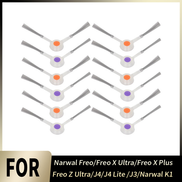 WINDNINJA Verschleißfeste Seitenbürste für Narwal Freo, Freo X Ultra, Freo X Plus, Freo Z Ultra, J4, J4 Lite, J3 und K1 Roboterstaubsauger Ersatzteil - Bild 1