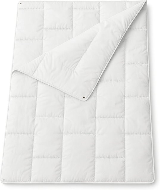 Hornisch HeimTex Vierjahreszeiten-Steppbett Bettdecke aus Hollow-Fibre, Weiß, B/T/H: 135 x 200 cm - Bild 1