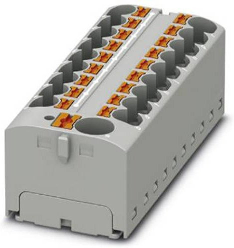 Phoenix Contact Verteilerblock 3273900 Zugfeder Grau 8 Stück - Bild 1