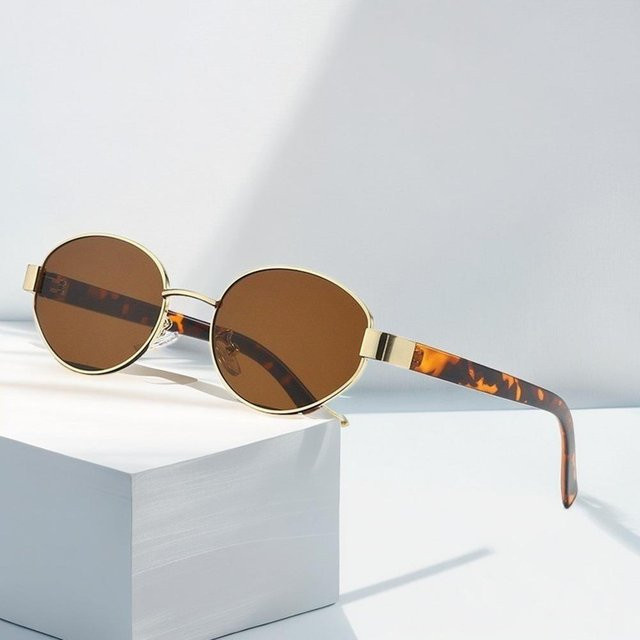 Dote Sonnenbrille, oval, Vollrand, unisex, white - Bild 1