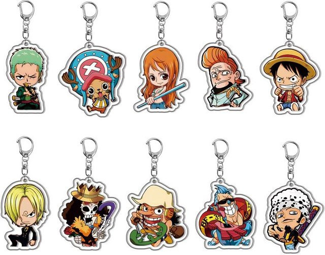 Bandai One Piece Schlüsselanhänger, Bunt / Mehrfarbig, Kunststoff - Bild 1