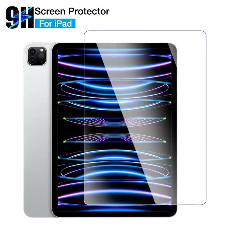 9H gehärtetes Glas Displayschutzfolie für Apple iPad Pro und iPad Generationen, transparent - Bild 7