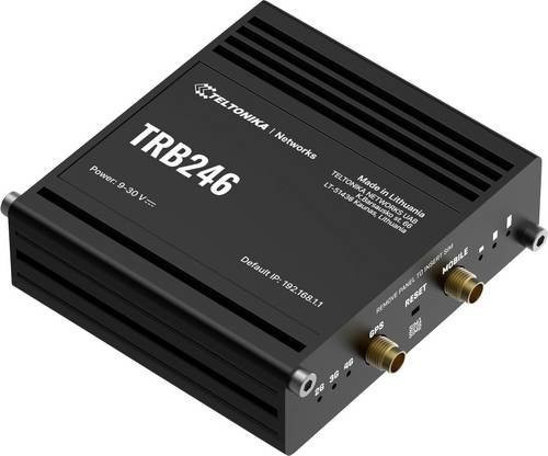 Teltonika TRB246 IoT-Gateway mit LTE und Ethernet/LAN in Schwarz - Bild 1