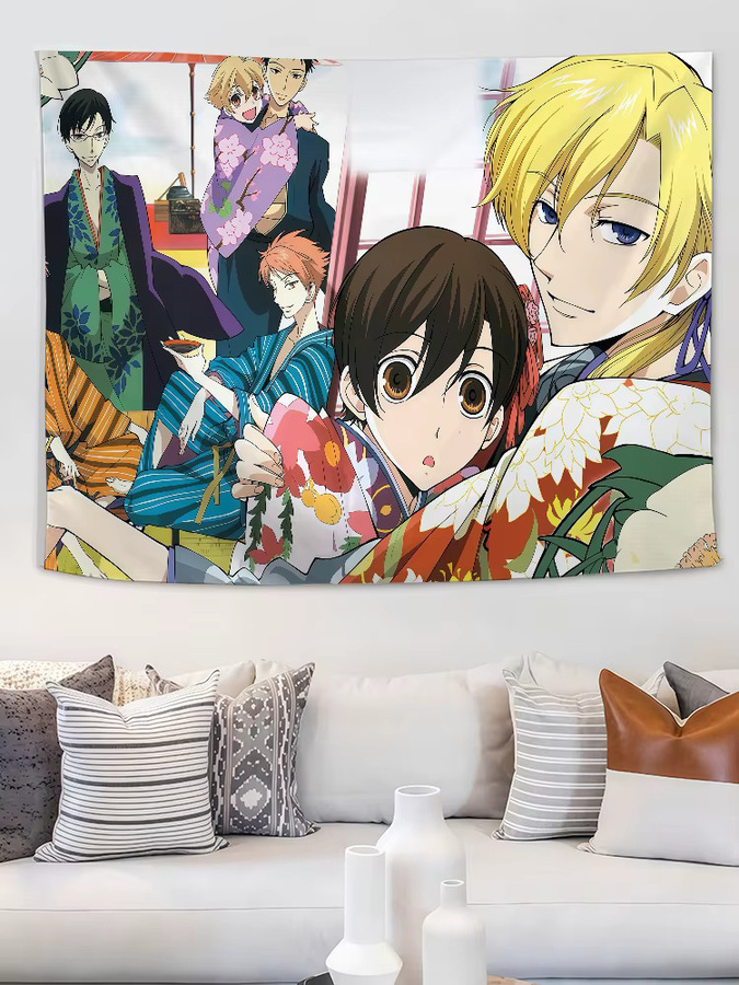 Anime Ouran High School Host Club Wandbanner Dekoration, Mehrfarbig, B/H: 60 x 40 cm - Bild 6