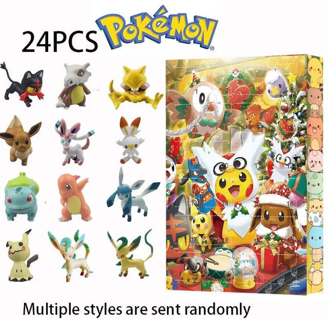 Bandai Pokémon Adventskalender, Actionfigur, 24-teiliges Set - Bild 1