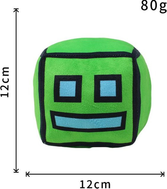 Bliboli Geometry Dash Geometrie Sprint, Plüsch Spielzeug - Bild 1