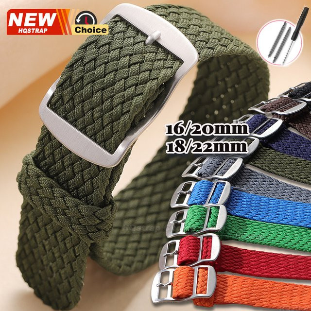 HQstrap Uhrenarmband Nylon, Textil, Bunt, Unisex - Bild 1