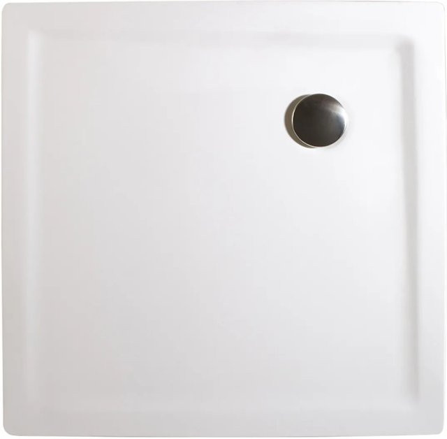 Schulte Duschwannen-Set ExpressPlus Extraflach Quadrat Weiß B/T: 100 x 100 cm - Bild 1