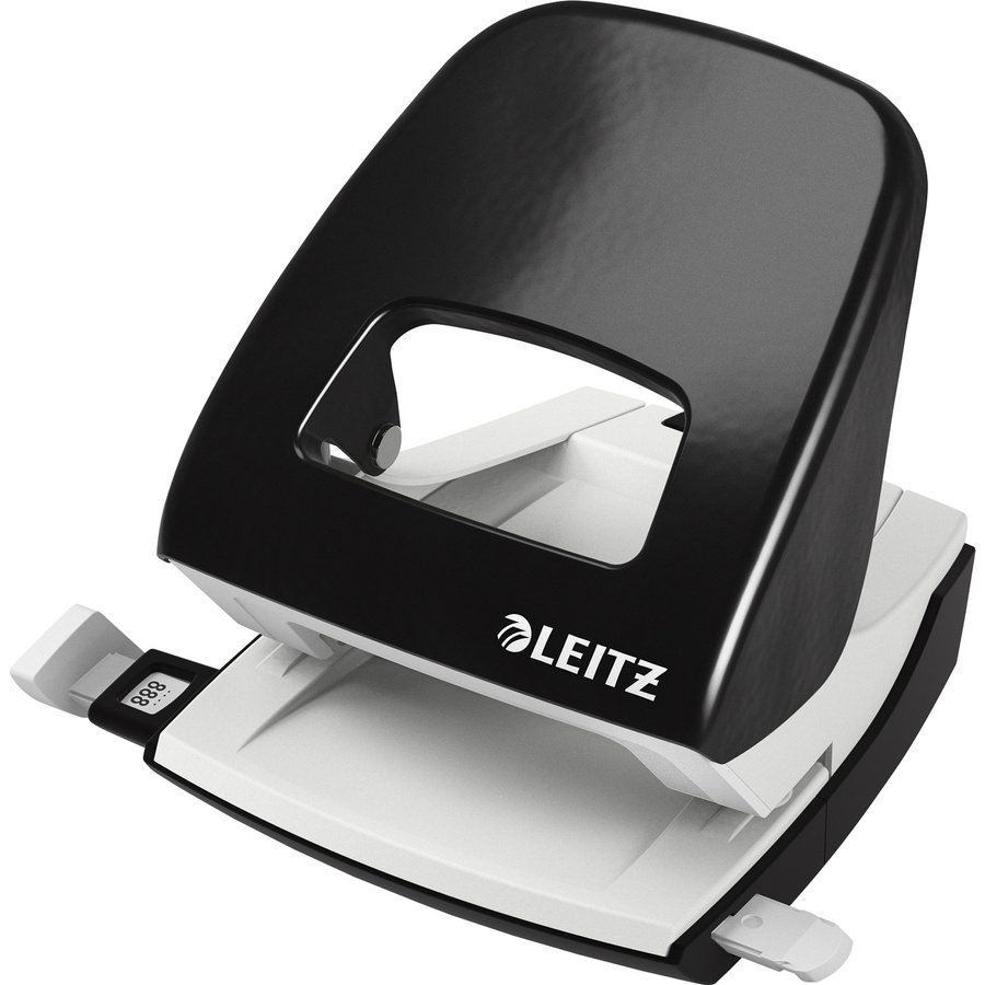 Leitz Bürolocher NeXXt Series 5008 Schwarz aus Metall und Kunststoff für DIN A4 bis 30 Blatt - Bild 3