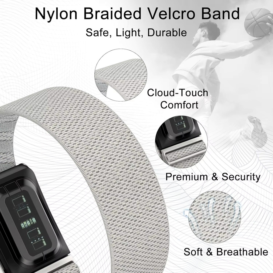 VWAR Arm-Bizepsband für Whoop 5.0 und MG One+peak Life Fitness Tracker, wasserfester Herzfrequenzmesser, Schwarz - Bild 2