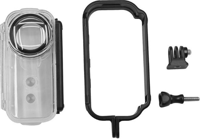 Wasserdichtes Unterwassergehäuse für Insta 360 One X in Grau - Bild 1