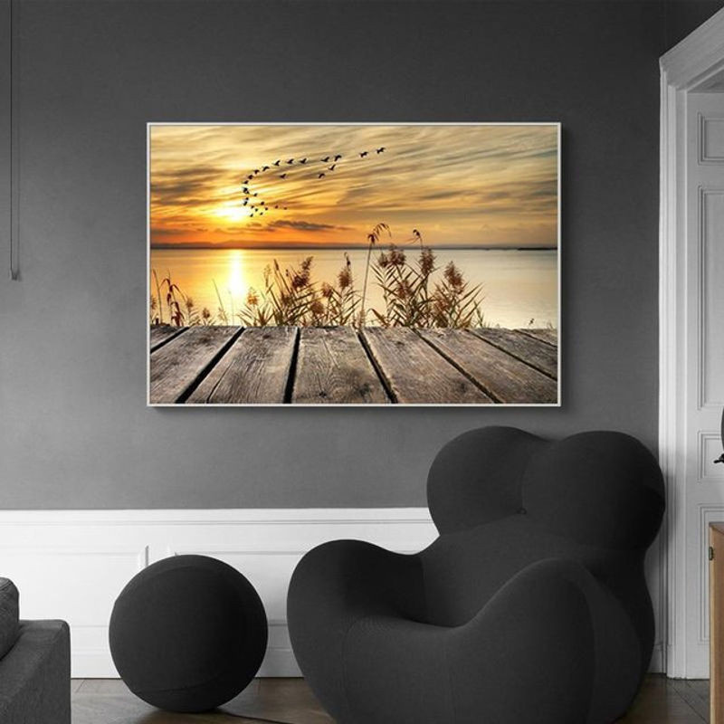 FIYO Diamond Painting Set mit vollrunden Diamanten für Kreuzstich, mehrfarbig, B/H: 30 x 20 cm - Bild 1