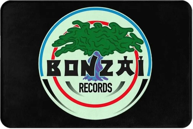 Disney Bonzai Records Fußmatte aus Polyester, Mehrfarbig, Rutschfest und Waschbar, B/T: 50 x 30 cm - Bild 1