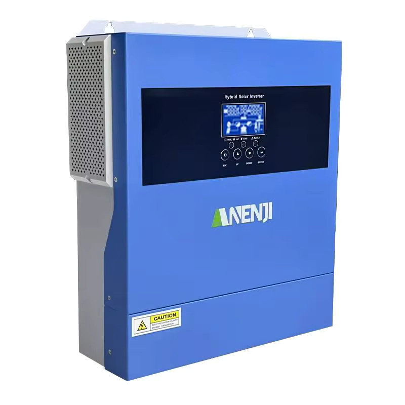 ANENJI Hybrid Solar-Wechselrichter 4KW 24V Off-Grid mit MPPT 100A, Reiner Sinuswellen-Solarregler mit WIFI-Unterstützung und BMS, Blau - Bild 6