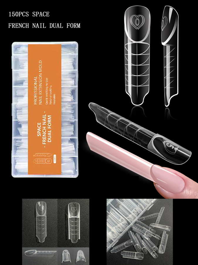 CHUNSHU Nagelformen, 150 Stück, Stiletto-Ballerina-Form, für Nagelgel - Bild 4