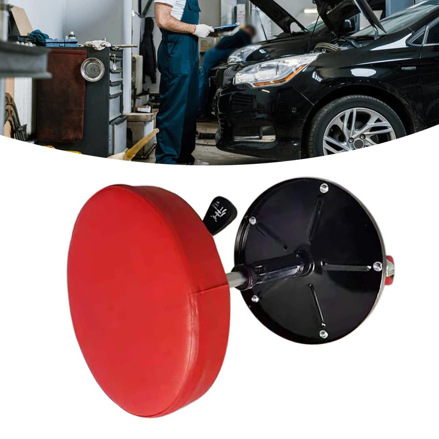 TOMTOP JMS Rolling Garage Hocker Runder Mechaniker Sitz mit verstellbarer Höhe in Schwarz - Bild 5
