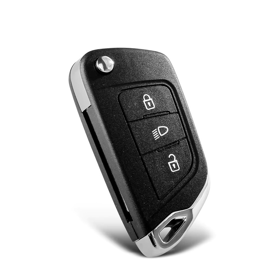 KEYYOU Flip Remote Key Shell für Peugeot 307 408 308 und Citroen C-Triomphe C-Qualität C3 C4L C5 in Schwarz - Bild 2
