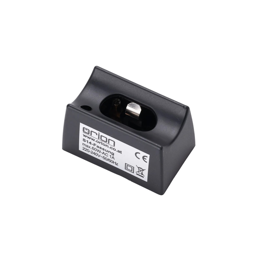 Orion Lightstyle Lampenfassung S14D aus Kunststoff in Schwarz - Bild 2