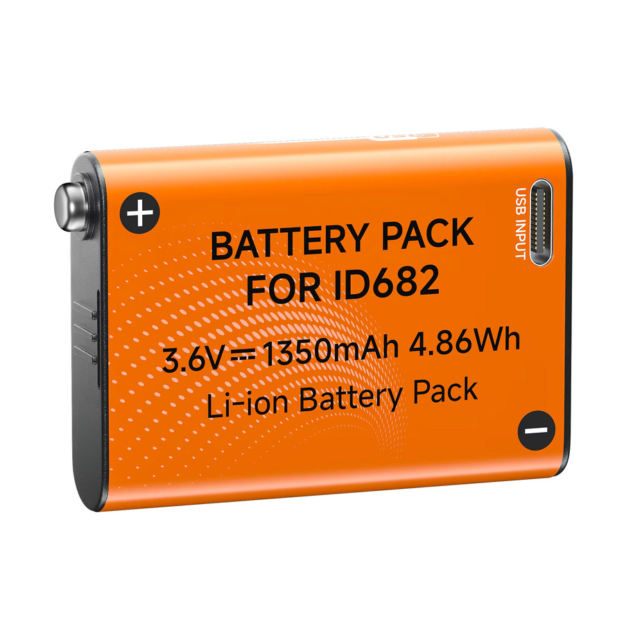 Petzl Li-Ion-Akku 1350 mAh mit USB-C-Ladeanschluss für ACTIK CORE Stirnlampen E99ACA, Orange - Bild 7