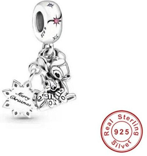 YIRAN Jewelry Charm-Anhänger, 925 Sterlingsilber, Veilchen- und Vogelmotiv, Damen - Bild 1