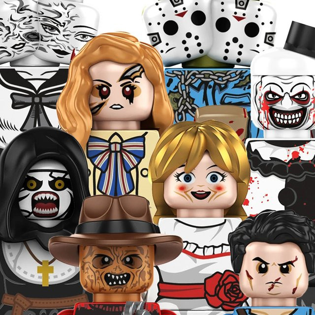 BRICKPANDA MOC City Halloween Zombies Figuren, Bausteine Spielzeug - Bild 1
