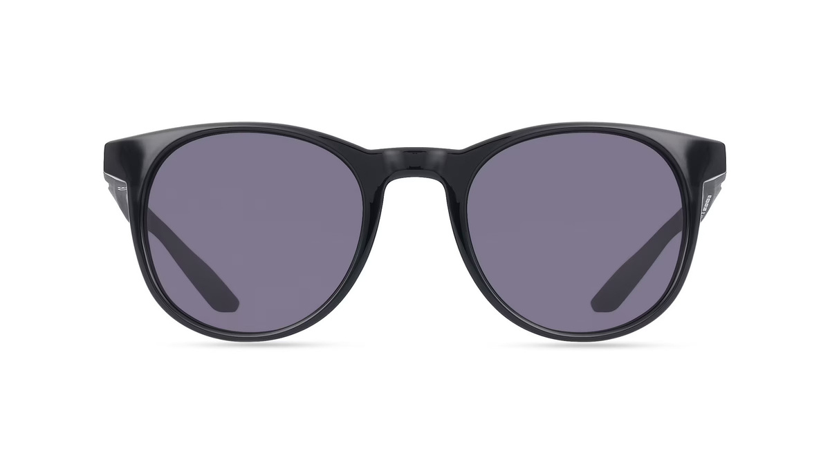 Nike HORIZON ASCENT DJ9920 Jugend-Sonnenbrille, Vollrand, Panto, Kunststoff, Schwarz, Grau, Unisex - Bild 1
