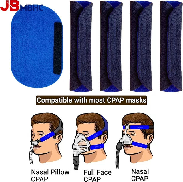 JBMBHC Stirnband Schutz Pad für CPAP Atemmaske, 4 Stück, Unisex - Bild 1