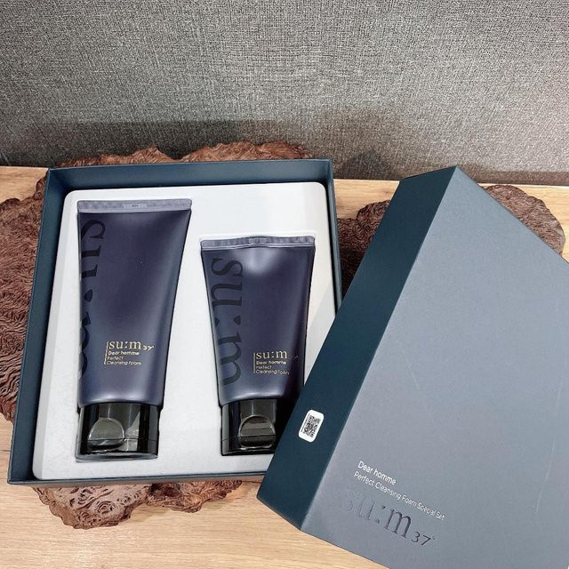 su:m37 Dear Homme Perfect Cleansing Foam Special Set, 160ml+100ml, Herren - Bild 1