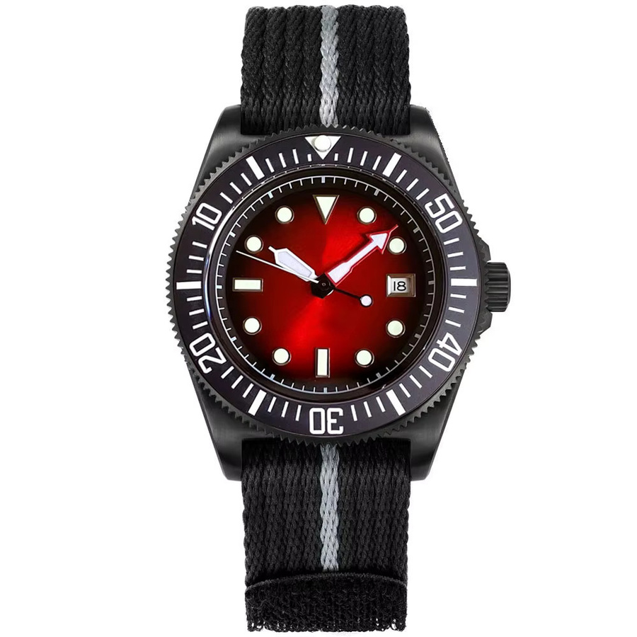 Tandorio Taucheruhr, Automatik, Titan, Saphirglas, 42 mm, Herren - Bild 2