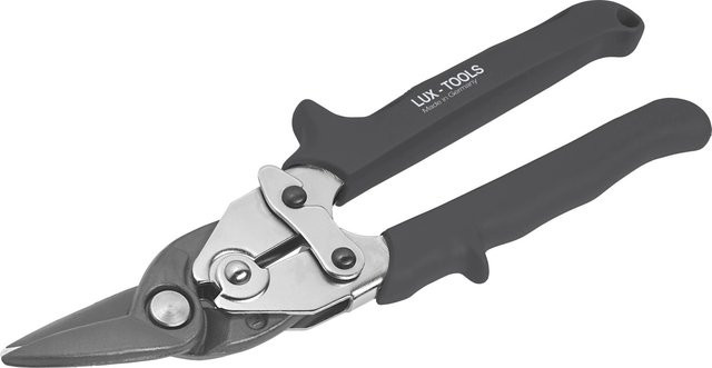 LUX-TOOLS Blechschere Comfort links aus gehärtetem Stahl in Schwarz mit 250 mm Länge - Bild 1