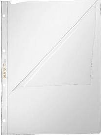 Leitz Prospekthülle A4 transparent, oben und links offen, 100 Stück - Bild 1