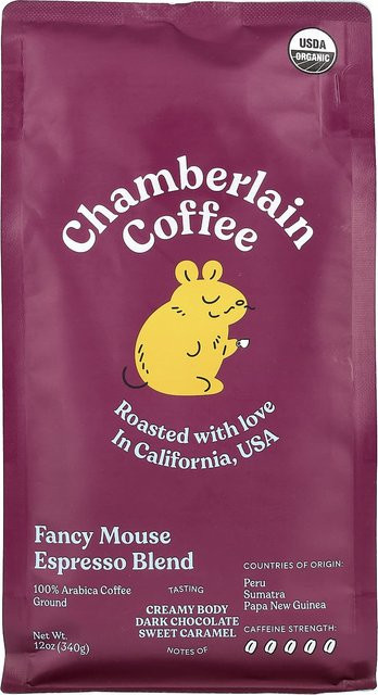 Chamberlain Coffee, Fancy Mouse Espresso Blend, gemahlen, 340 g - Bild 1