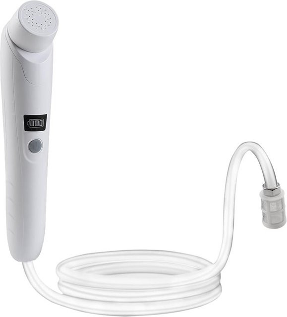 BAAR Tragbare elektrische Outdoor-Dusche mit USB-Aufladung in Weiß für Camping und Strand - Bild 1