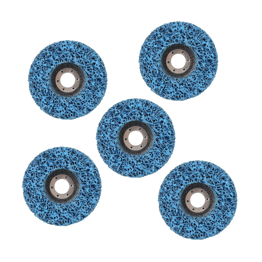 WALFRONT Poly Strip Schleifscheibe in Blau zur Rost- und Farbentfernung für Winkelschleifer - Bild 4