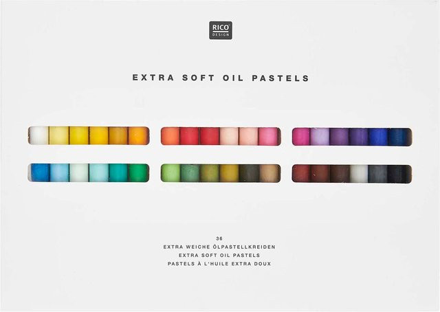 Rico Design Ölpastellkreide in Multicolour mit 36 Farben - Bild 1